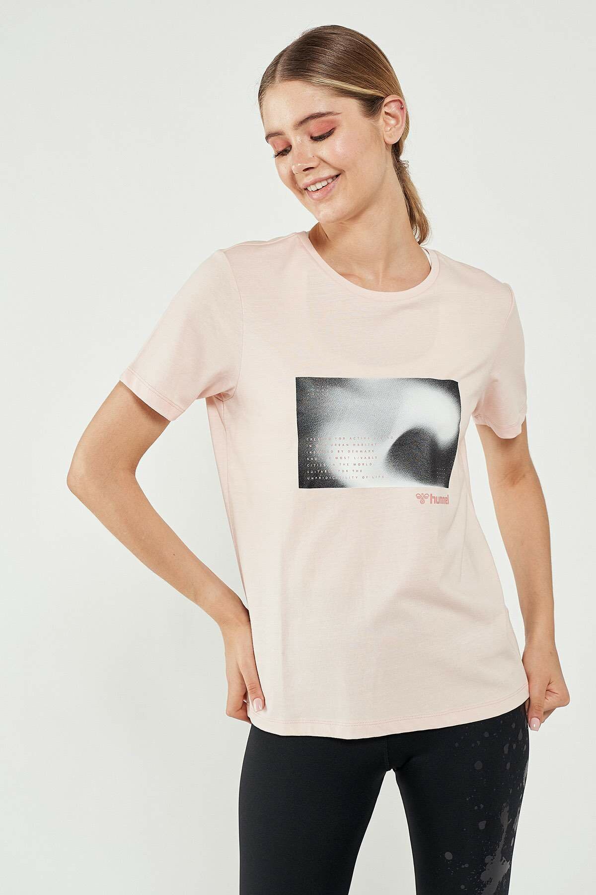 Hummel Cheres Kadın Tişört 911302-3688 Pembe
