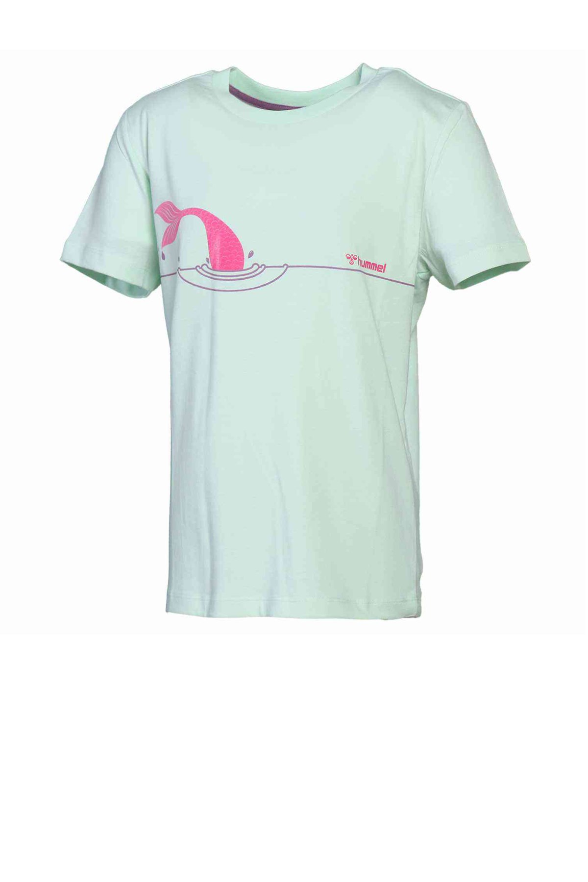 Hummel Havfrue Çocuk Tişört 911316-6008 Açık Yeşil