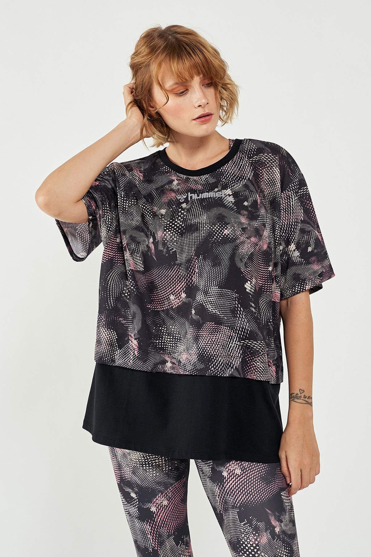 Hummel Newo  Kadın Tişört 911336-2001 Siyah