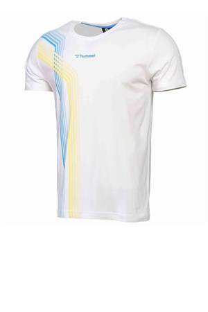 Hummel Seki Erkek Tişört 911356-9003 Beyaz
