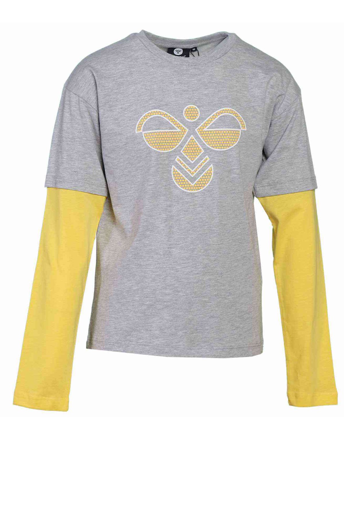 Hummel Hebrony Long Sleeve Çocuk Tişört 911385-2006 Gri