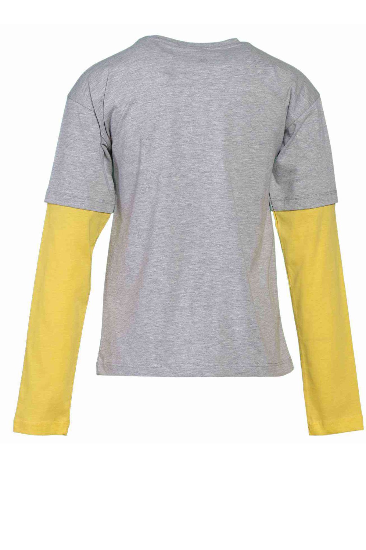 Hummel Hebrony Long Sleeve Çocuk Tişört 911385-2006 Gri