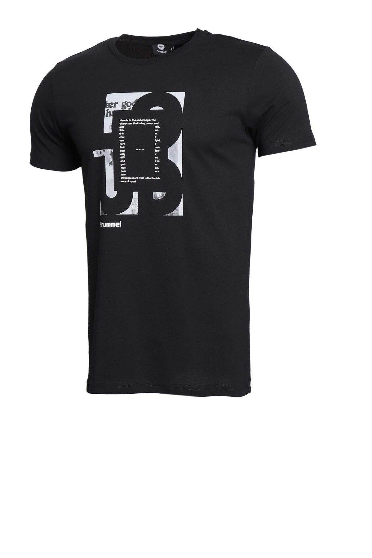 Hummel Nuke  Erkek Tişört 911441-2001 Siyah