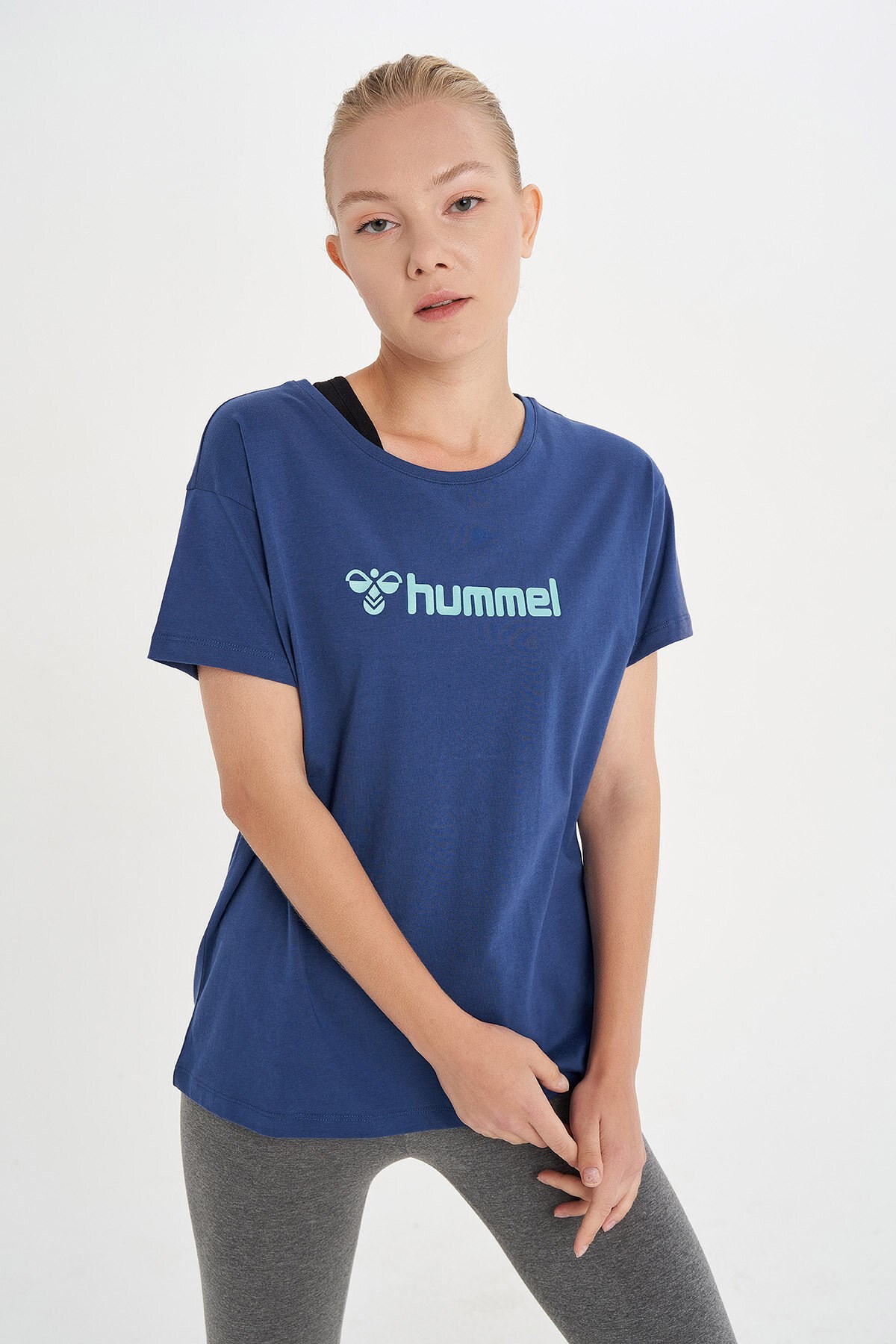 Hummel Annie  Kadın Tişört 911468-3882 Mavi