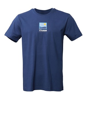 Hummel Bolger Erkek Tişört 911480-3882 Mavi