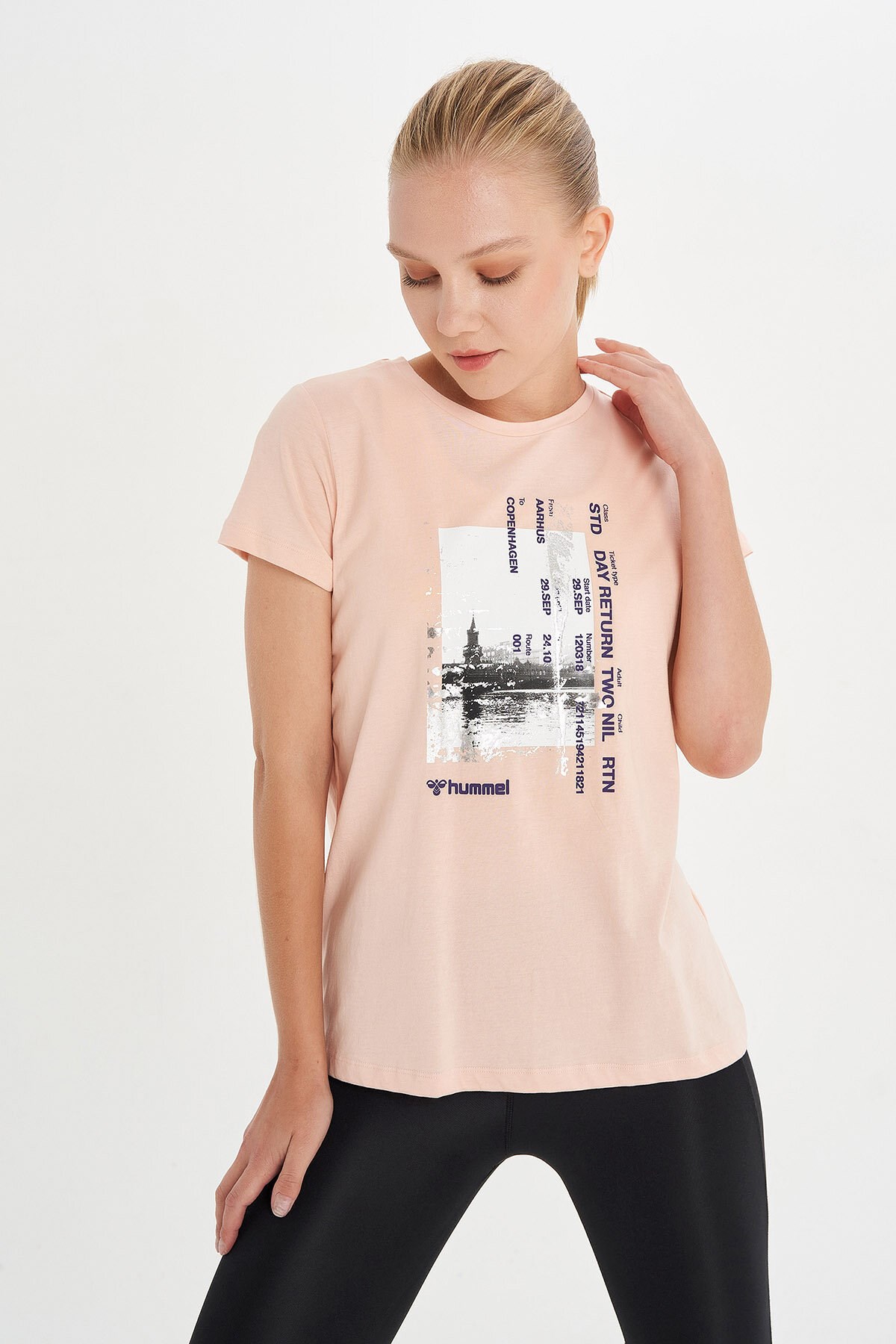 Hummel Dromme Kadın Tişört 911490-1051 Pembe