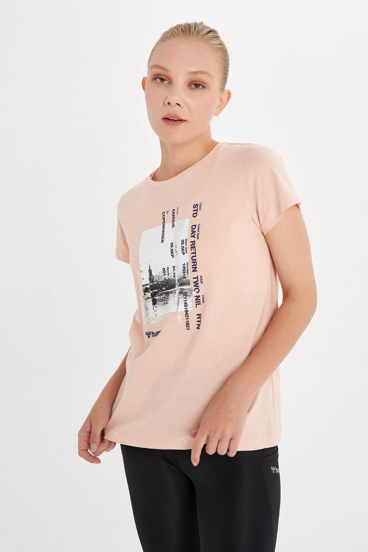 Hummel Dromme Kadın Tişört 911490-1051 Pembe