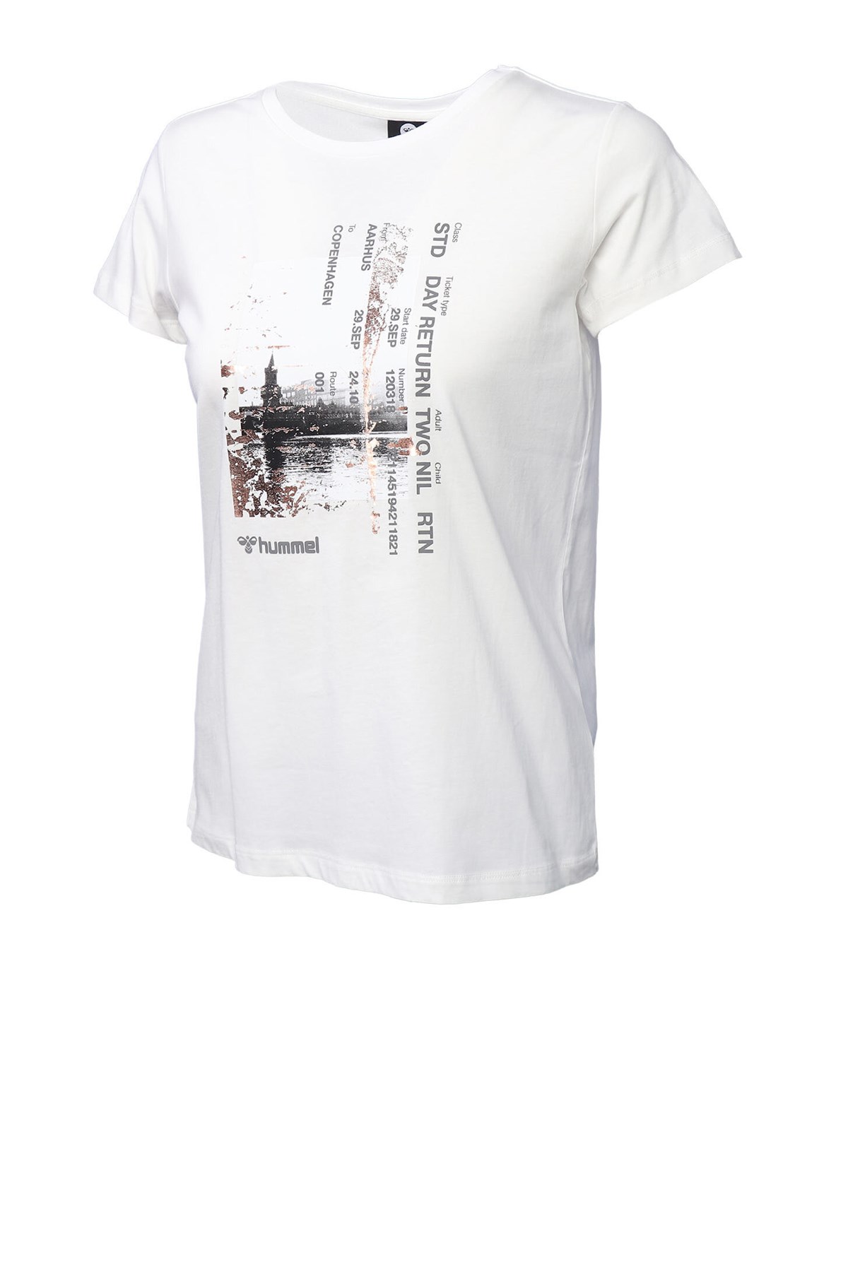 Hummel Dromme Kadın Tişört 911490-9003 Beyaz