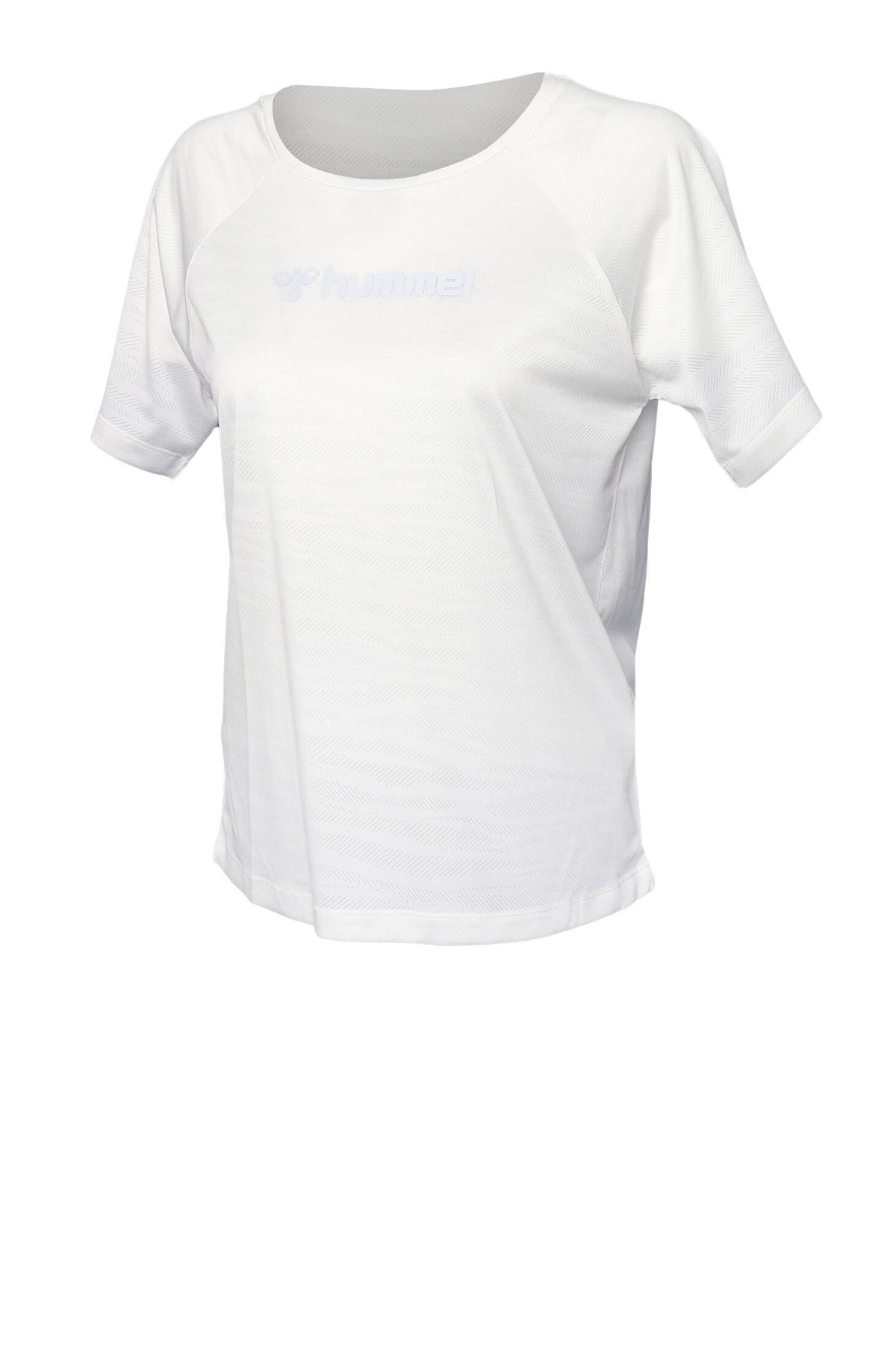Hummel Jaky Crop Kadın Tişört 911510-9003 Beyaz