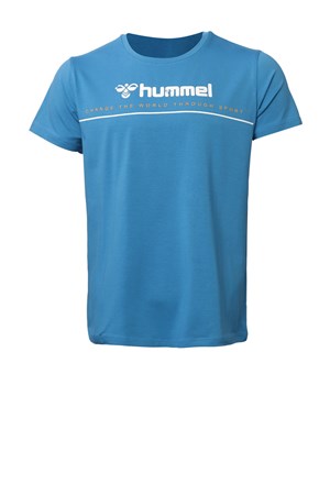 Hummel Leko Erkek Tişört 911515-2107 Açık Mavi