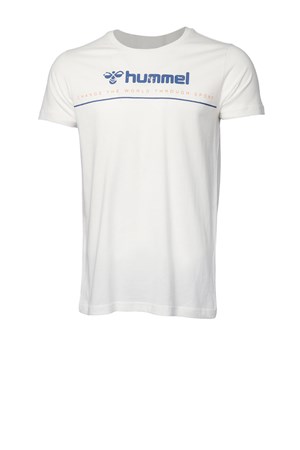 Hummel Leko Erkek Tişört 911515-9003 Beyaz