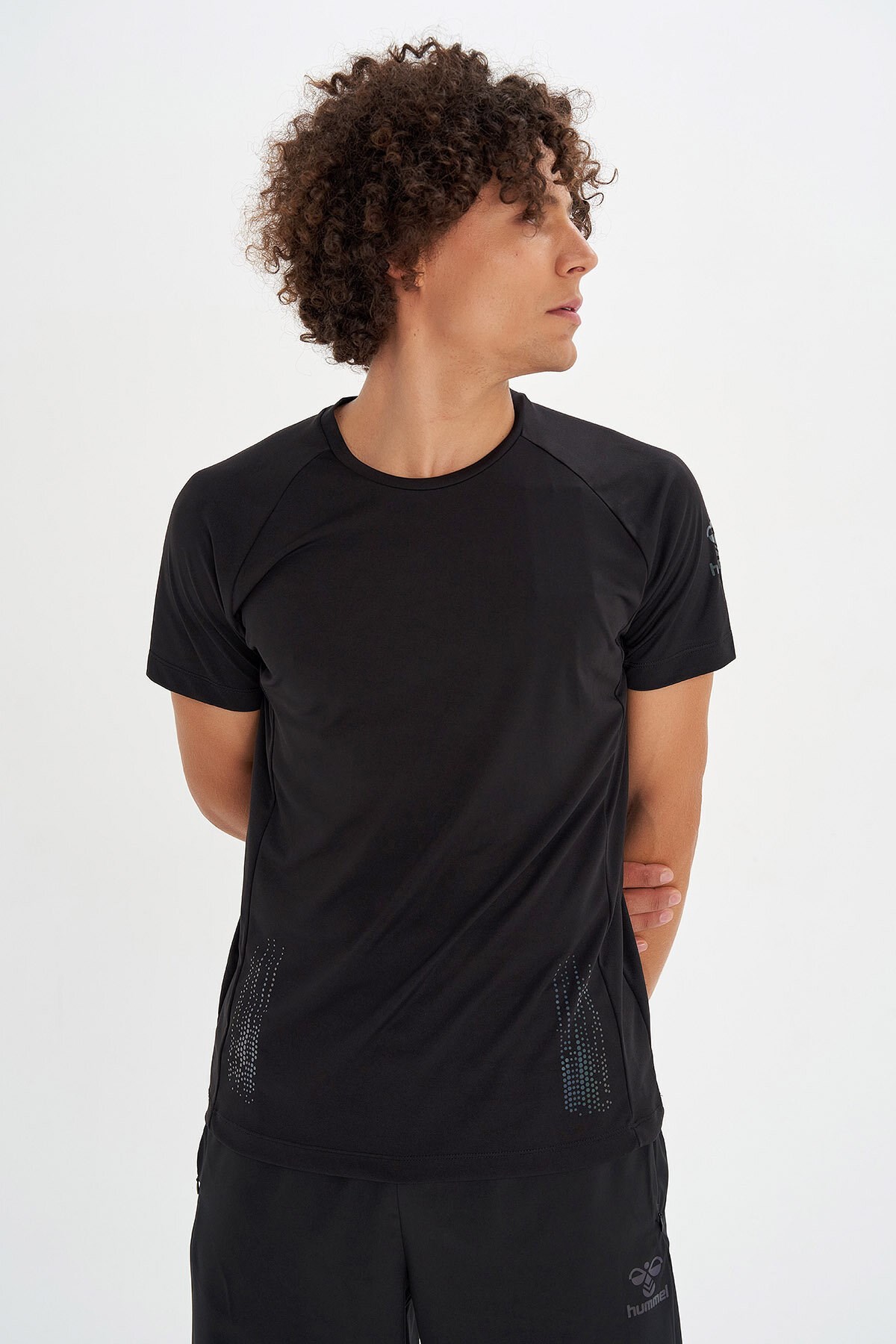 Hummel Lupa Erkek Tişört 911518-2001 Siyah