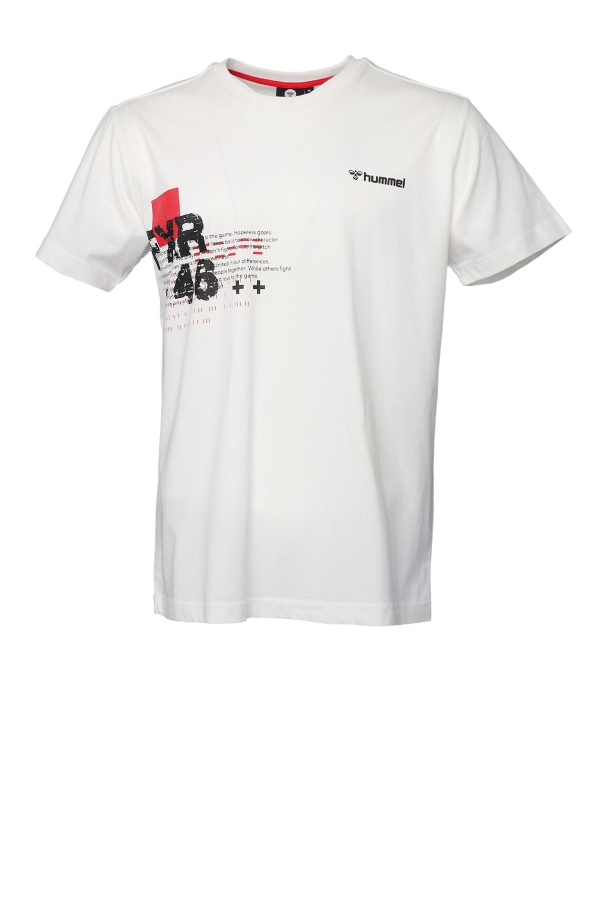 Hummel Oje Erkek Tişört 911528-9003 Beyaz