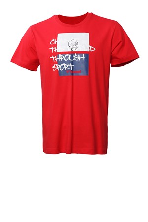Hummel Pointtal Erkek Tişört 911532-1301 Kırmızı