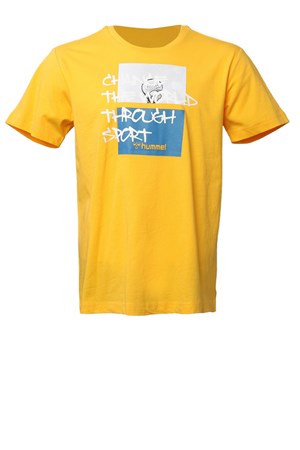Hummel Pointtal Erkek Tişört 911532-2105 Sarı