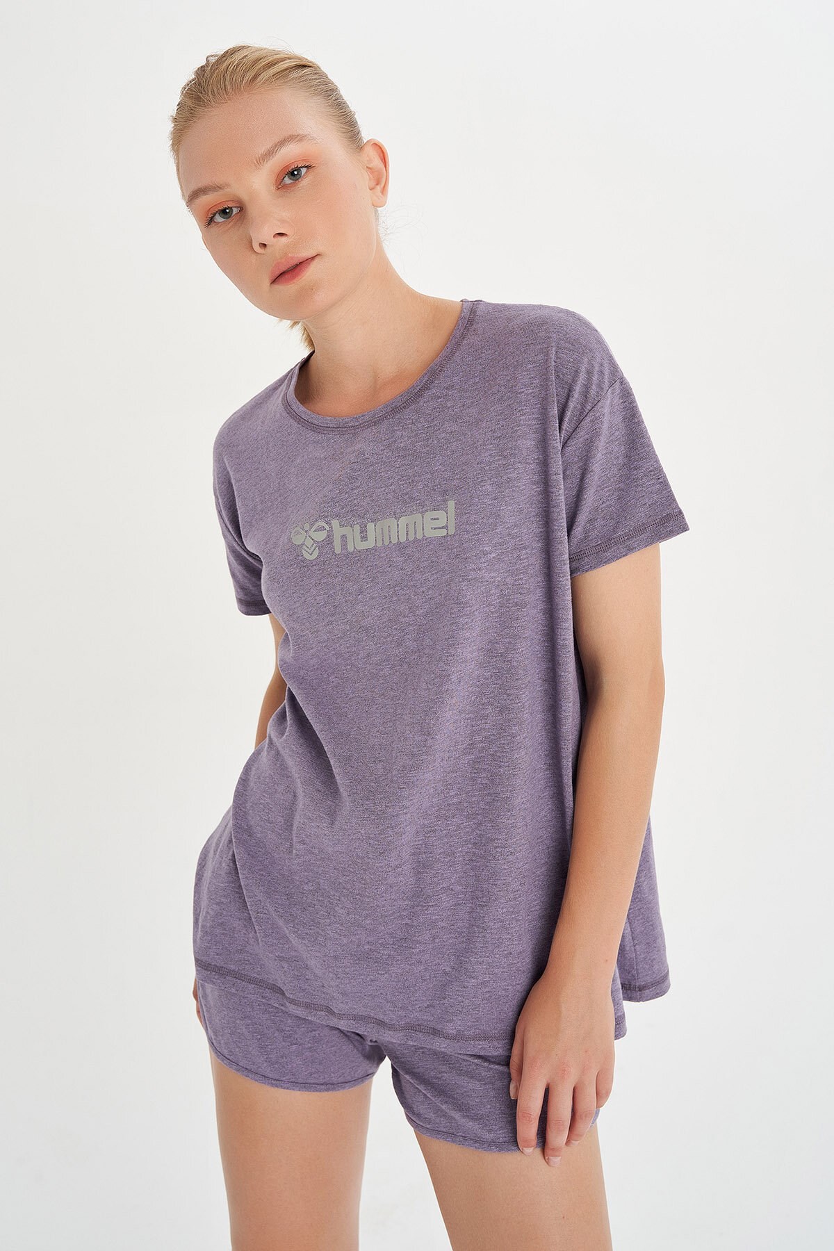 Hummel Sienna Kadın Tişört 911541-2102 Mor