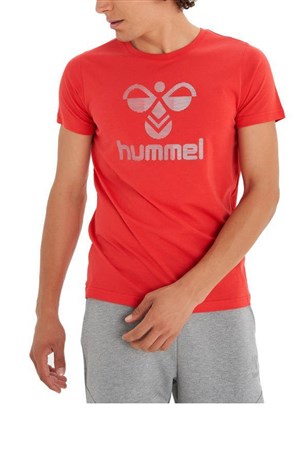 Hummel Tobby  Erkek Tişört 911548-1301 Kırmızı