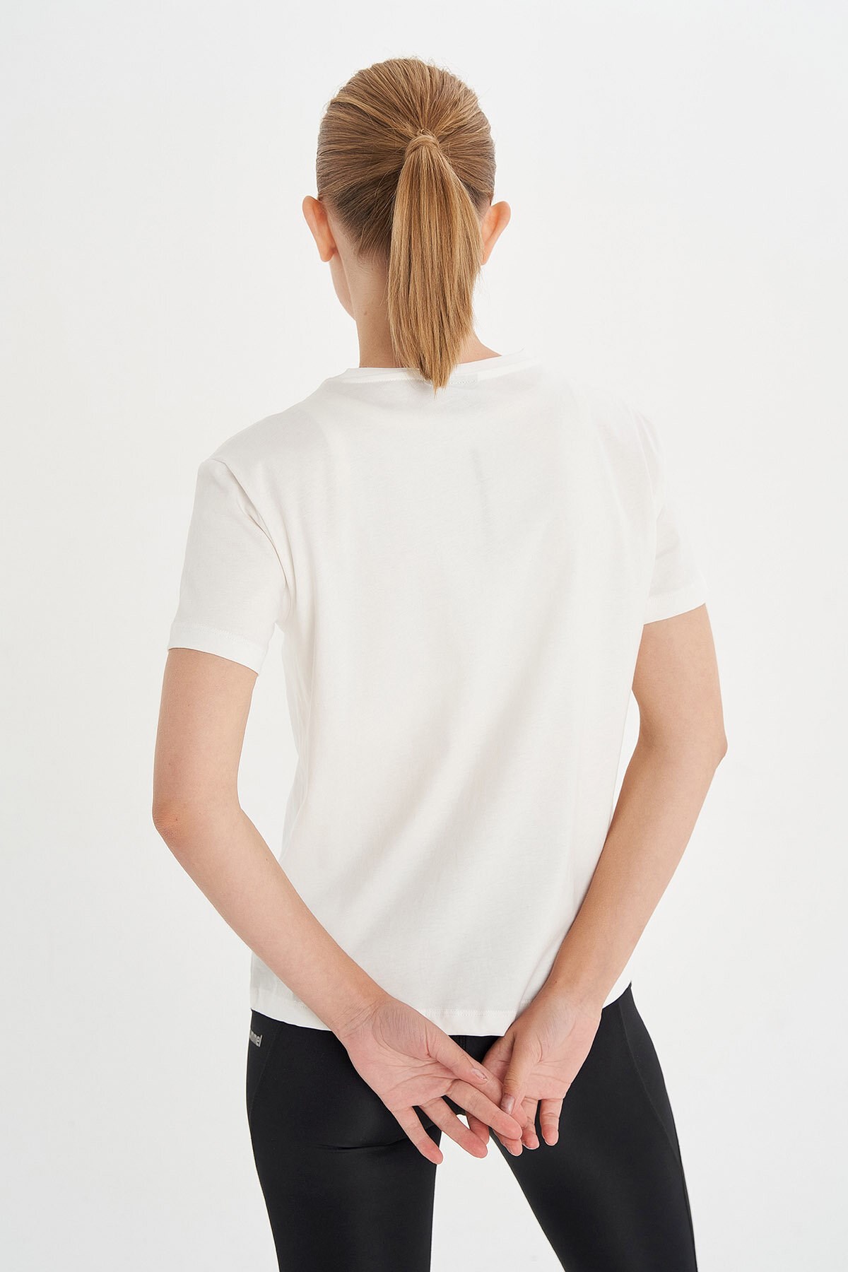 Hummel Tobino  Kadın Tişört 911549-9003 Beyaz