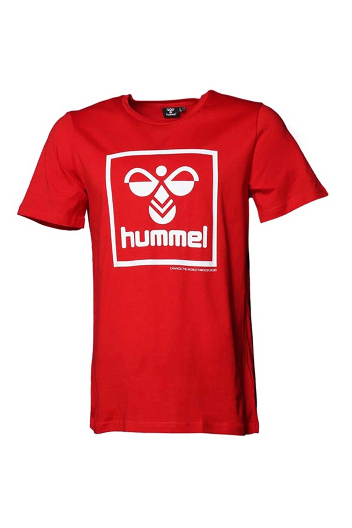 Hummel T-Isam Erkek Tişört 911558-2220 Kırmızı