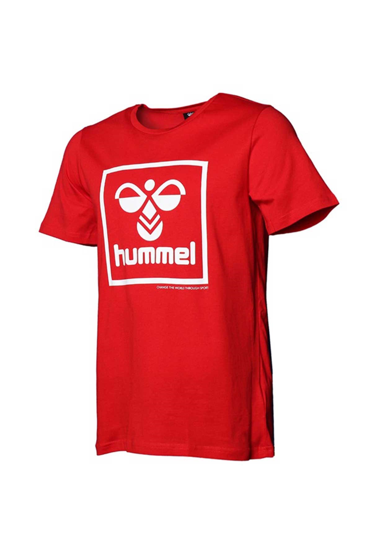 Hummel T-Isam Erkek Tişört 911558-2220 Kırmızı