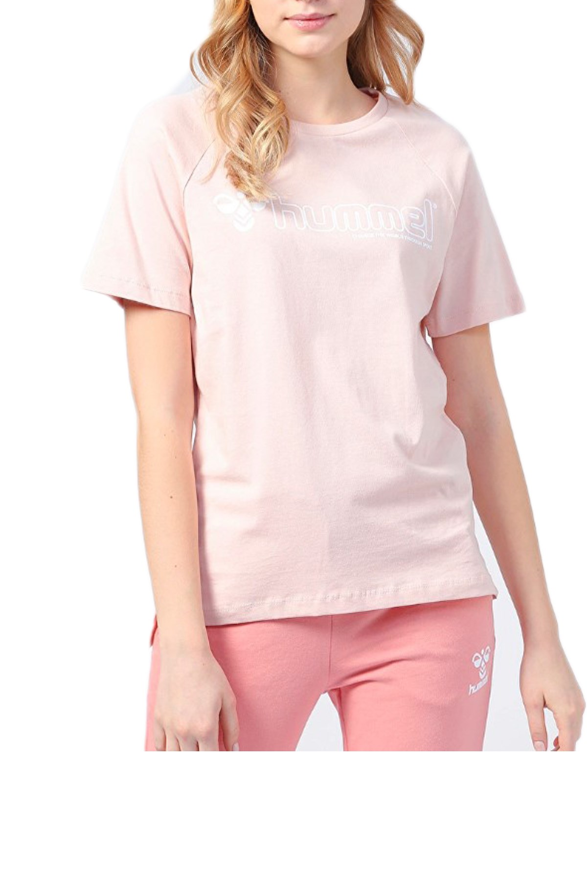 Hummel T-Noni 2.0 Kadın Tişört 911559-1051 Pembe