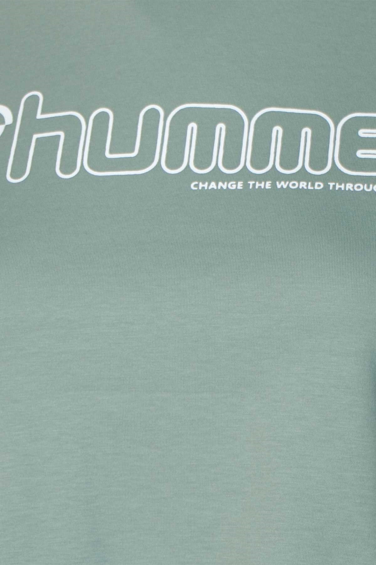 Hummel T-Noni 2.0 Kadın Tişört 911559-6607 Yeşil