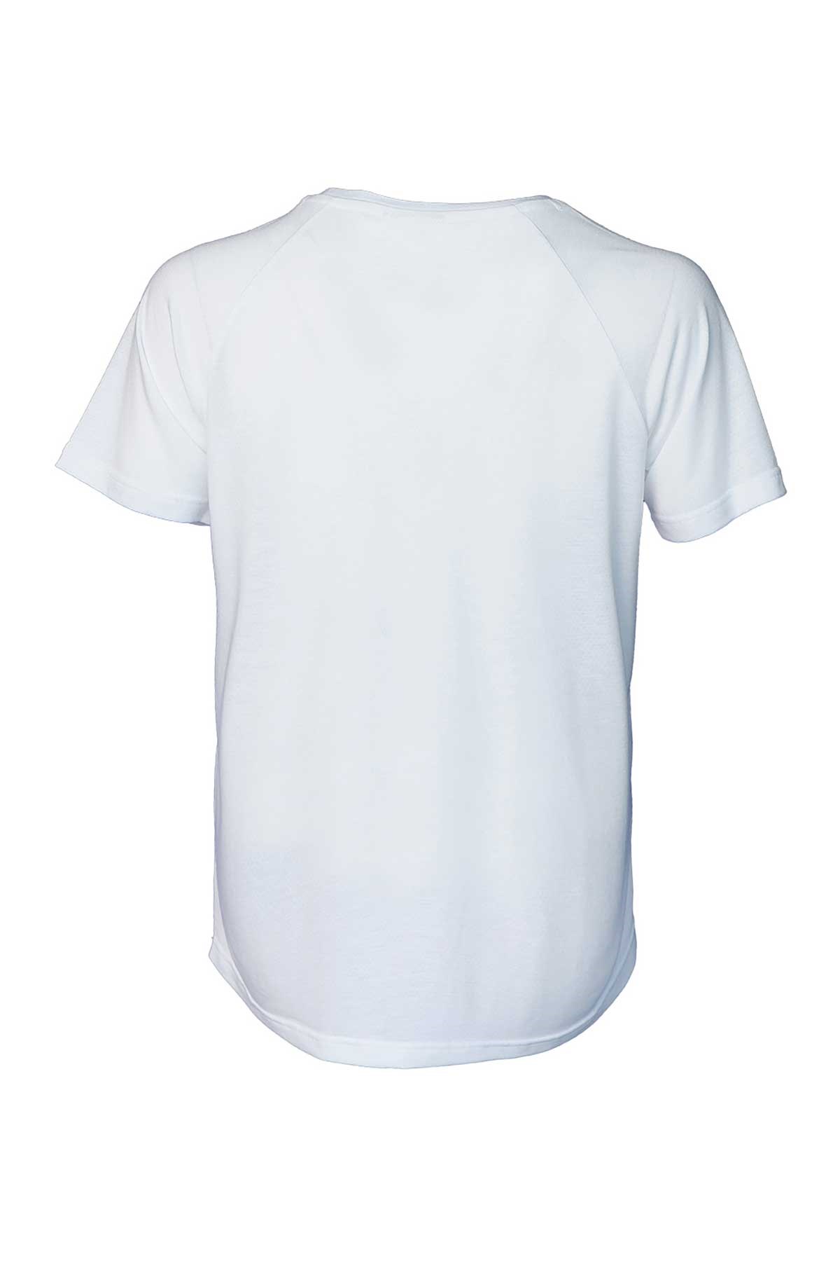 Hummel T-Mt Vanja Kadın Tişört 911611-9001 Beyaz