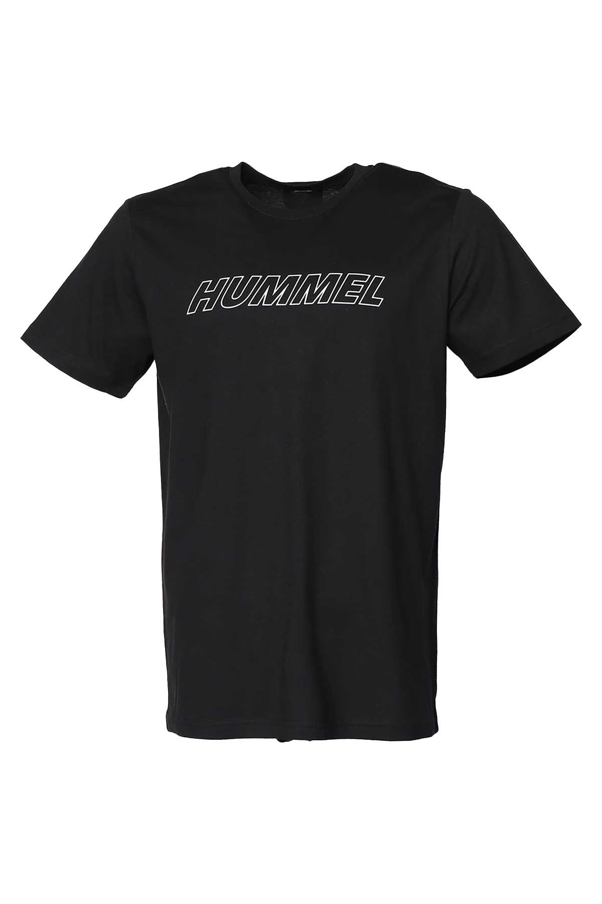Hummel Callum Cotton Erkek Tişört 911614-2001 Siyah
