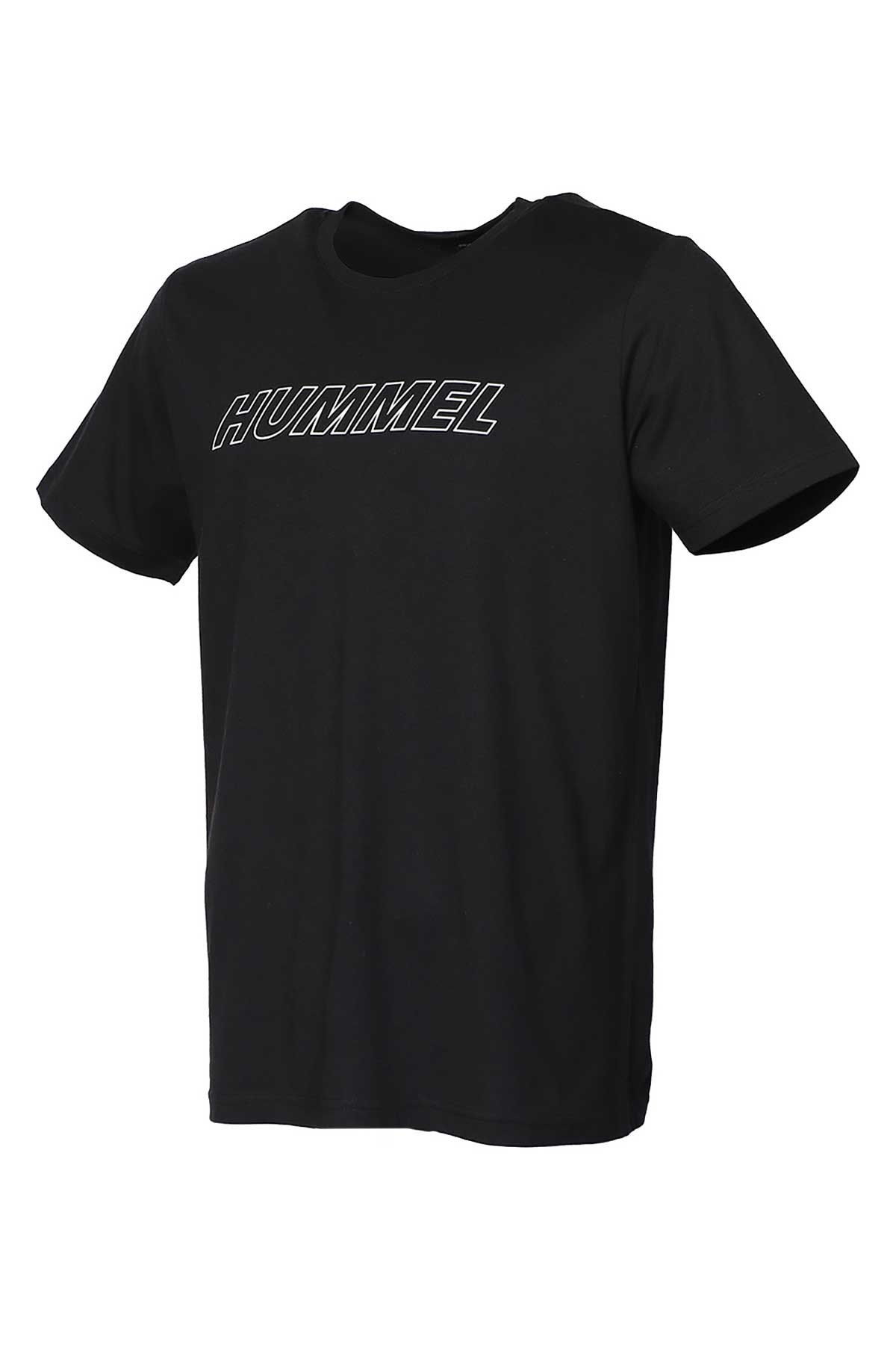Hummel Callum Cotton Erkek Tişört 911614-2001 Siyah