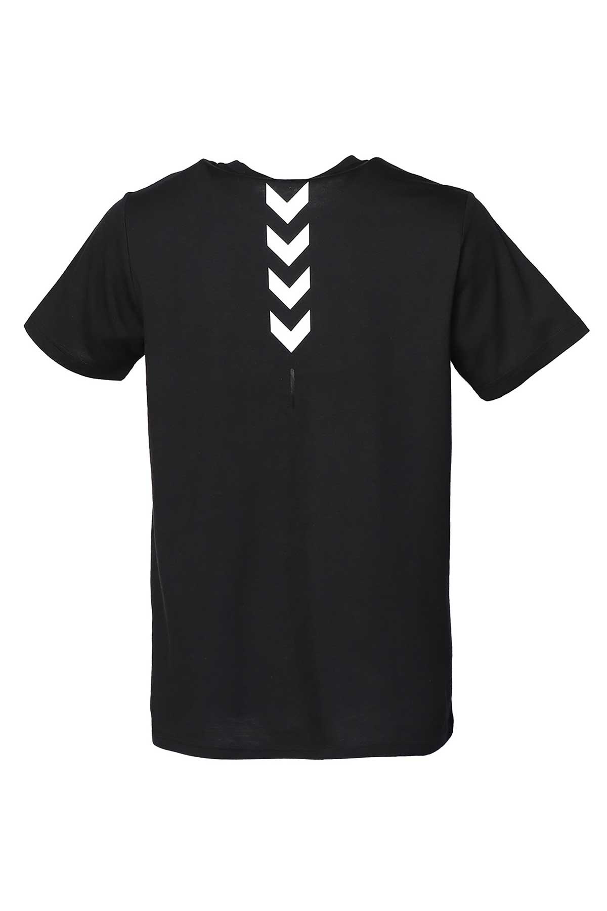 Hummel Callum Cotton Erkek Tişört 911614-2001 Siyah
