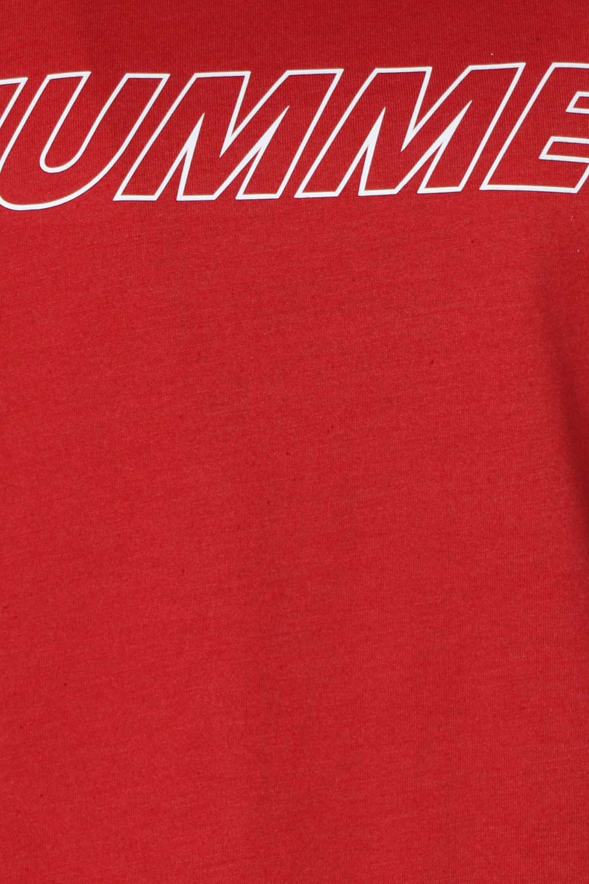 Hummel Callum Cotton Erkek Tişört 911614-2220 Kırmızı