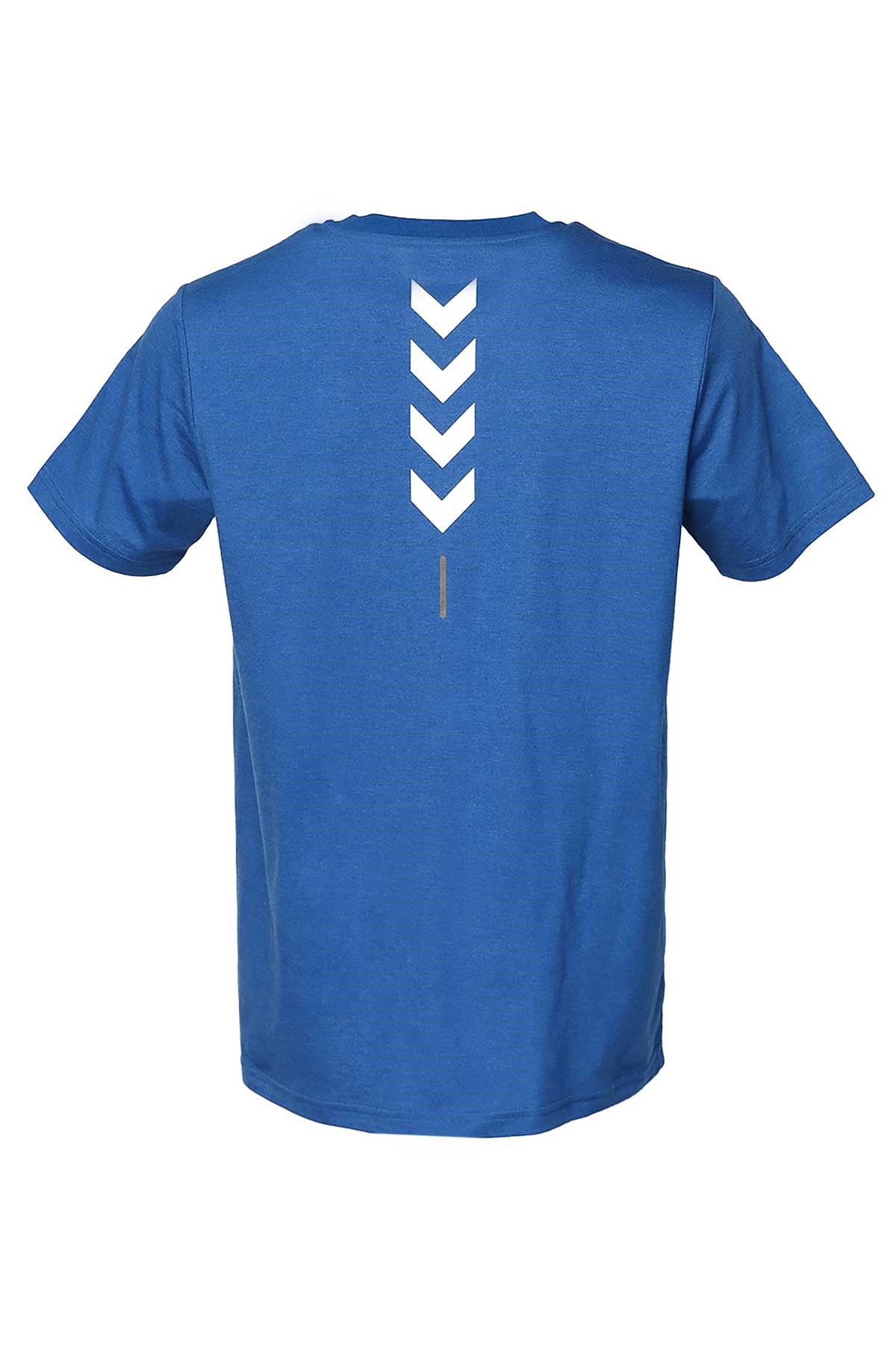 Hummel Callum Cotton Erkek Tişört 911614-7045 Mavi