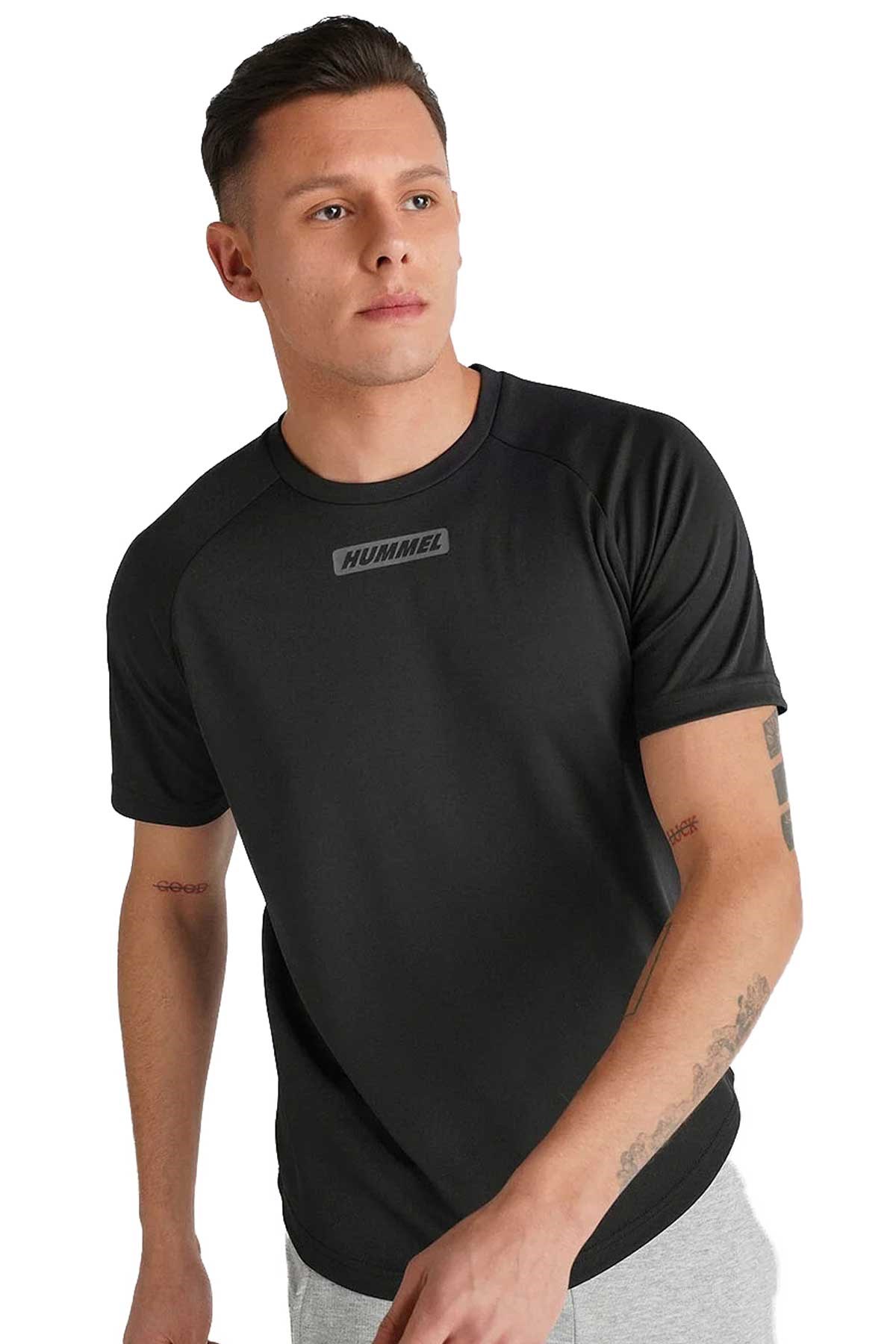 Hummel Topaz Erkek Tişört 911622-2001 Siyah