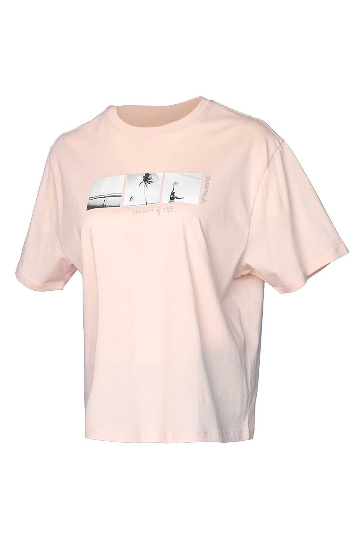 Hummel Aphelios Kadın Tişört 911635-3601 Pembe