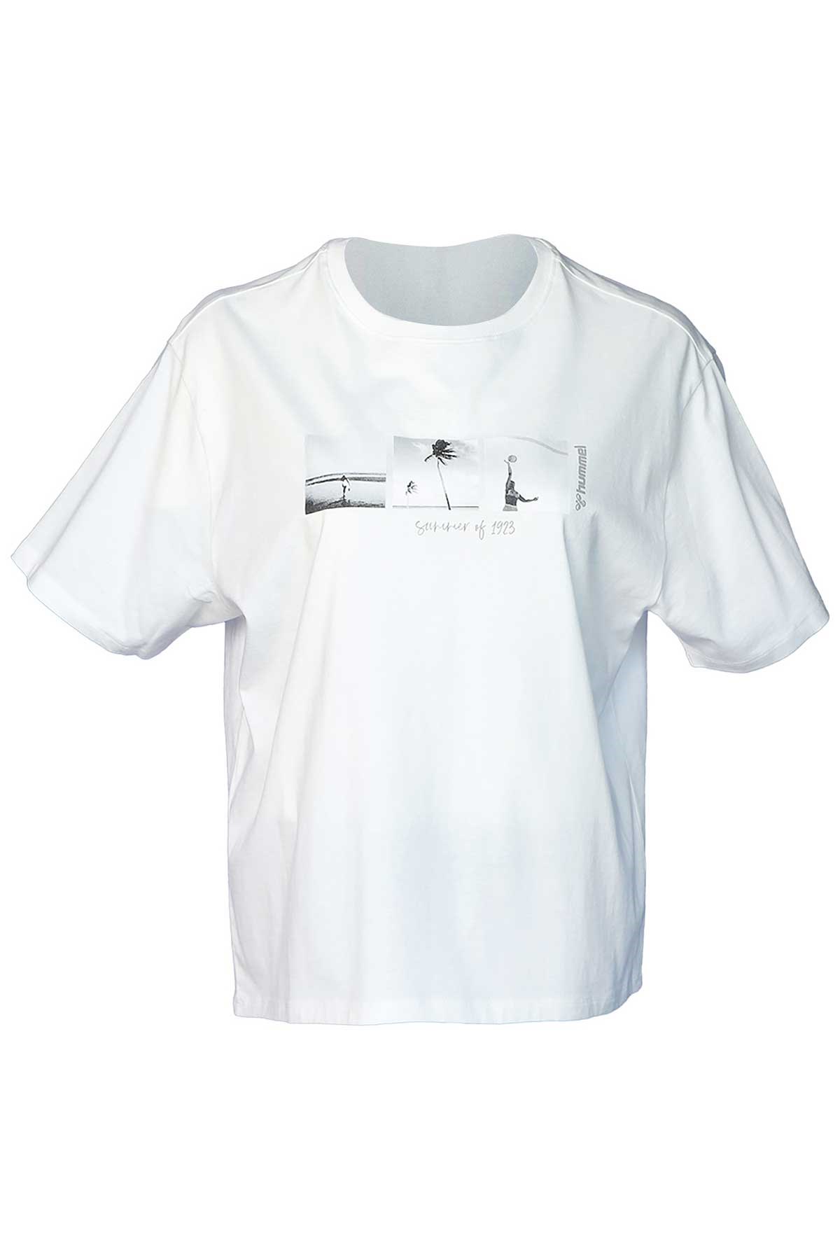 Hummel Aphelios Kadın Tişört 911635-9003 Beyaz