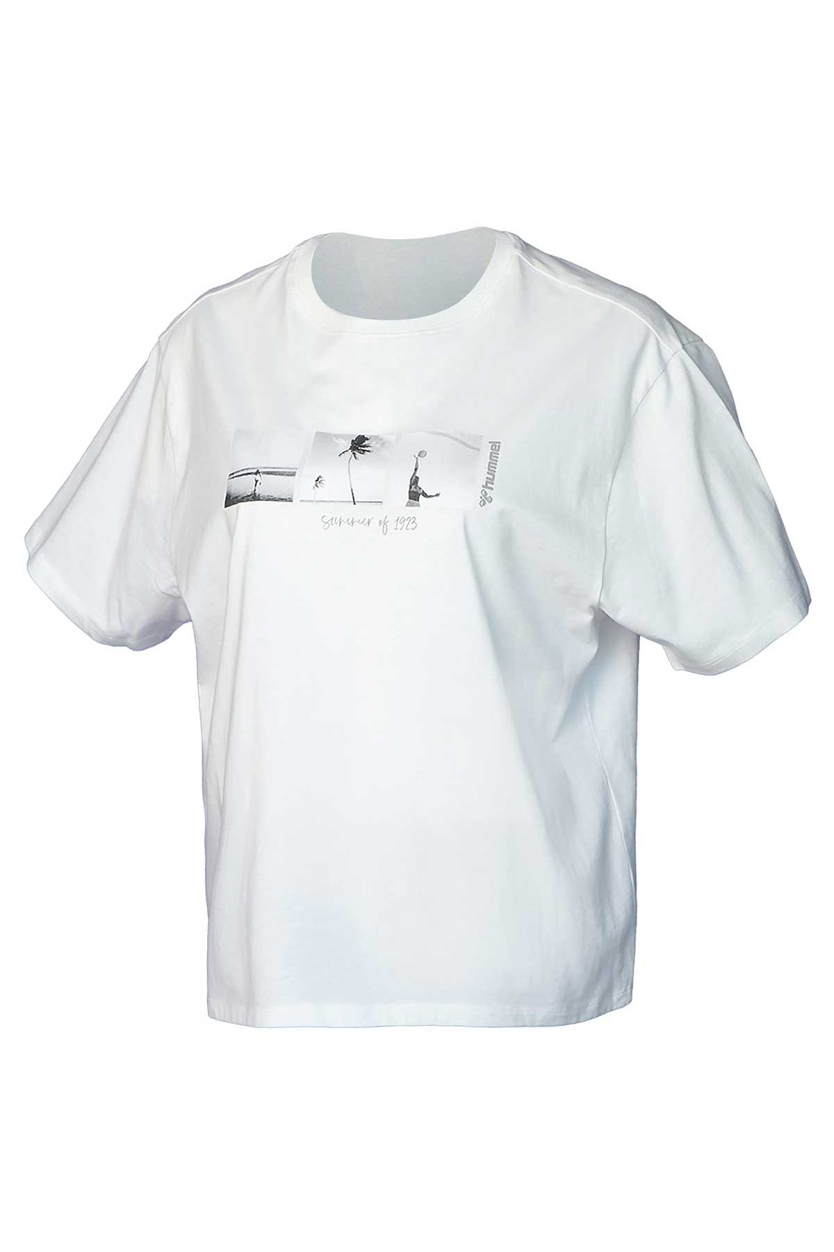 Hummel Aphelios Kadın Tişört 911635-9003 Beyaz