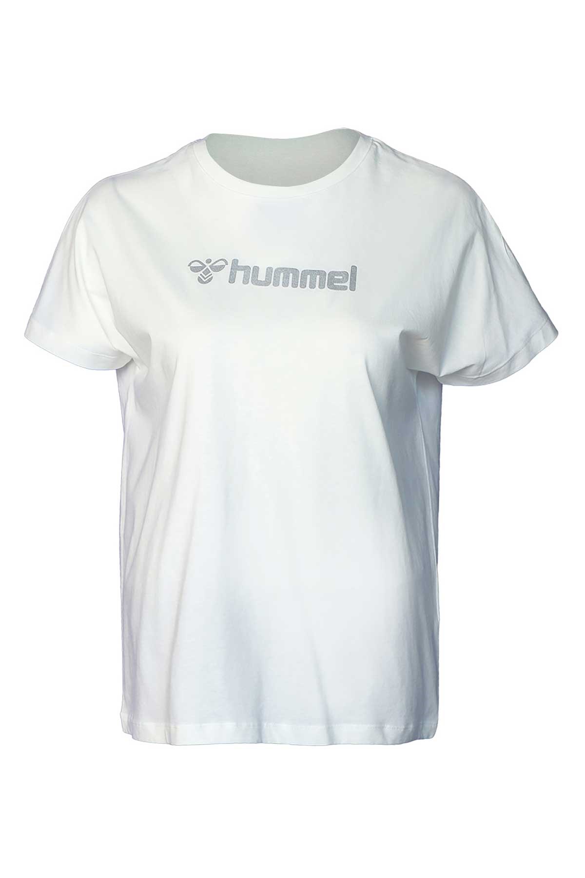 Hummel Arwid Kadın Tişört 911636-9003 Beyaz