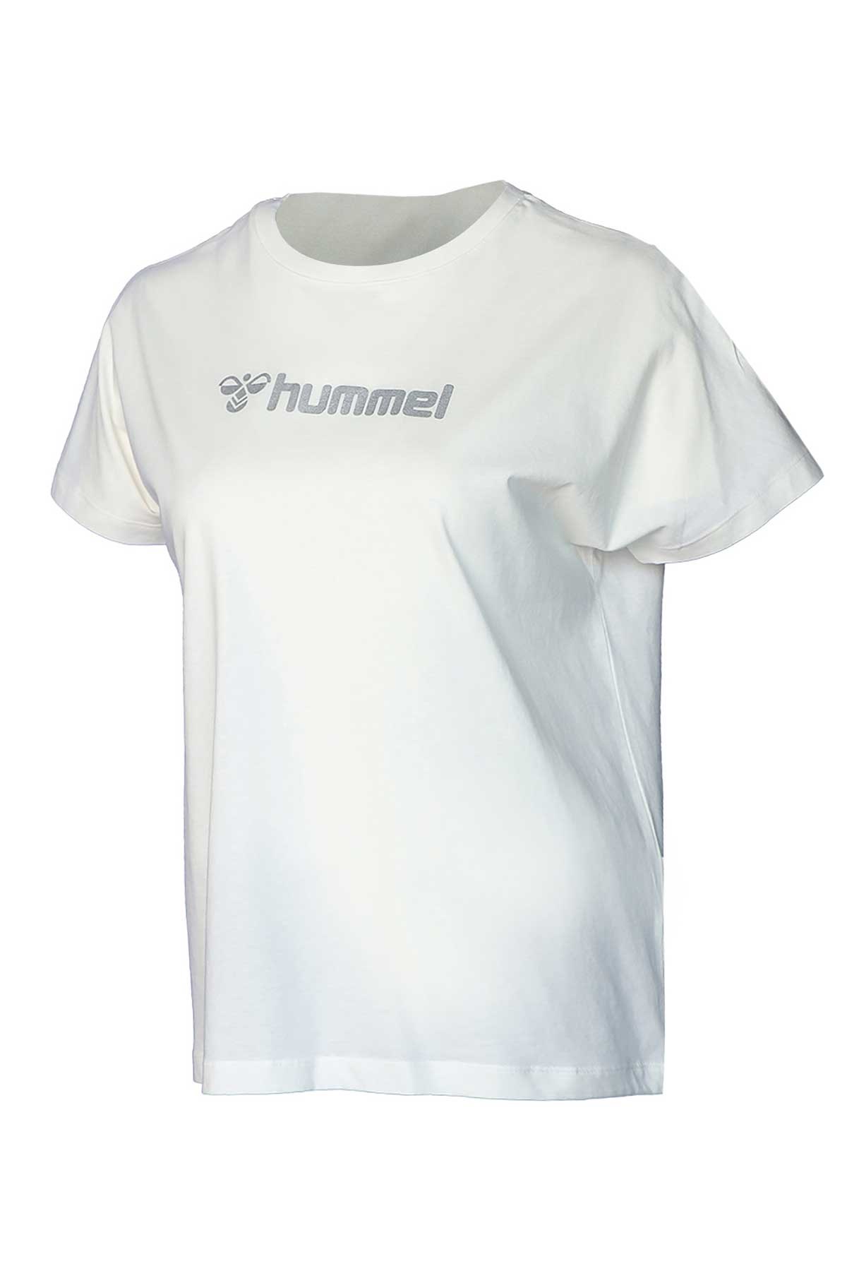 Hummel Arwid Kadın Tişört 911636-9003 Beyaz