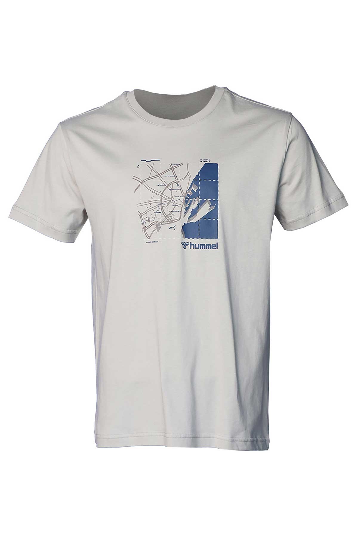 Hummel Blanc Erkek Tişört 911639-2540 Gri