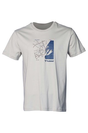 Hummel Blanc Erkek Tişört 911639-2540 Gri