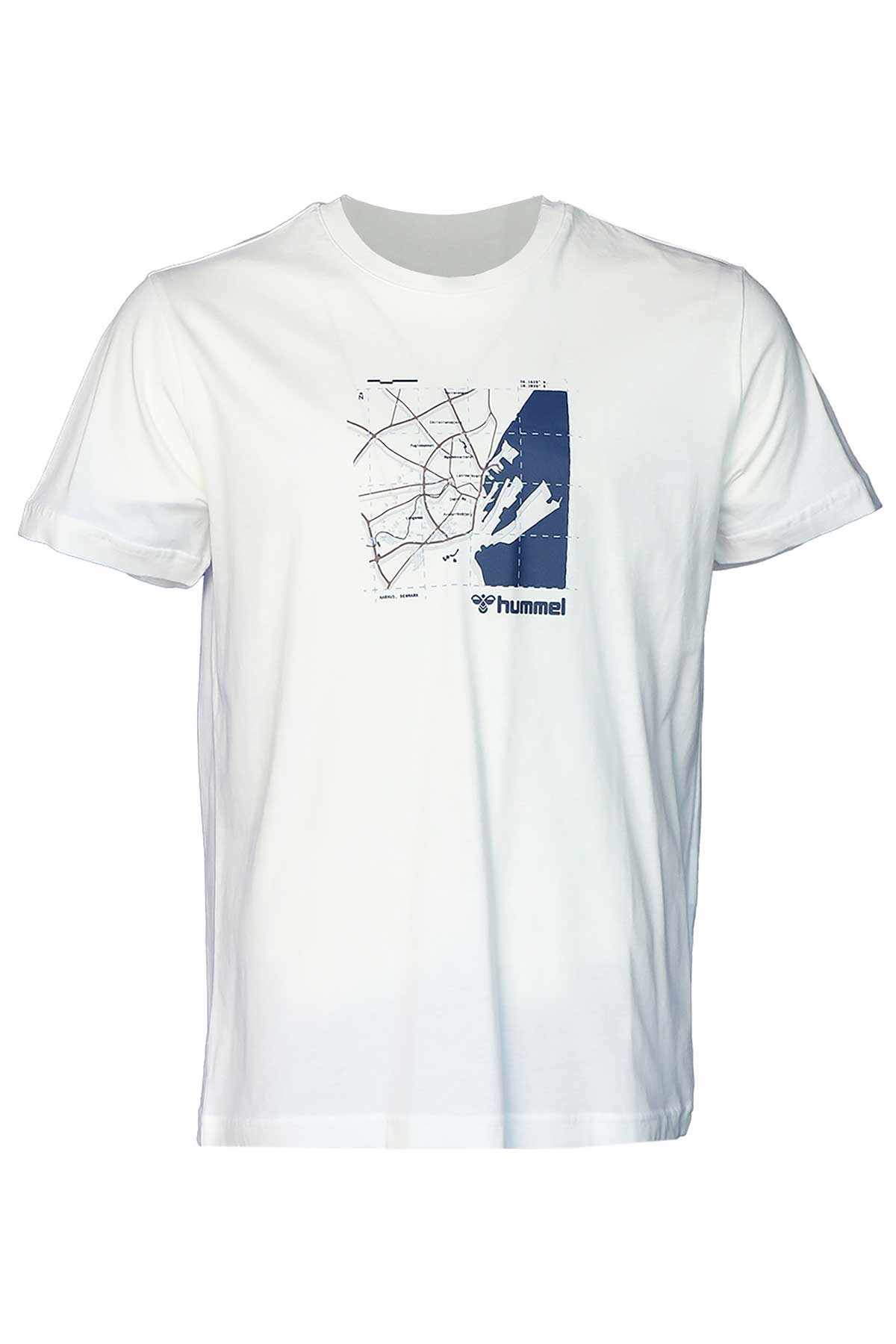 Hummel Blanc Erkek Tişört 911639-9003 Beyaz