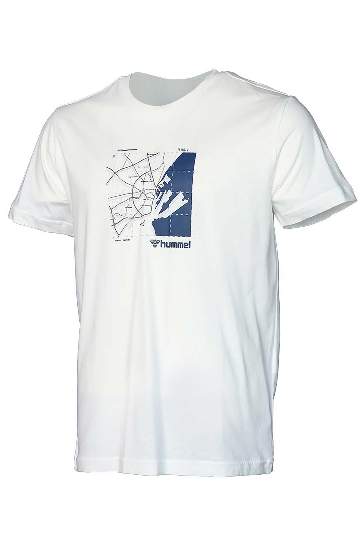 Hummel Blanc Erkek Tişört 911639-9003 Beyaz