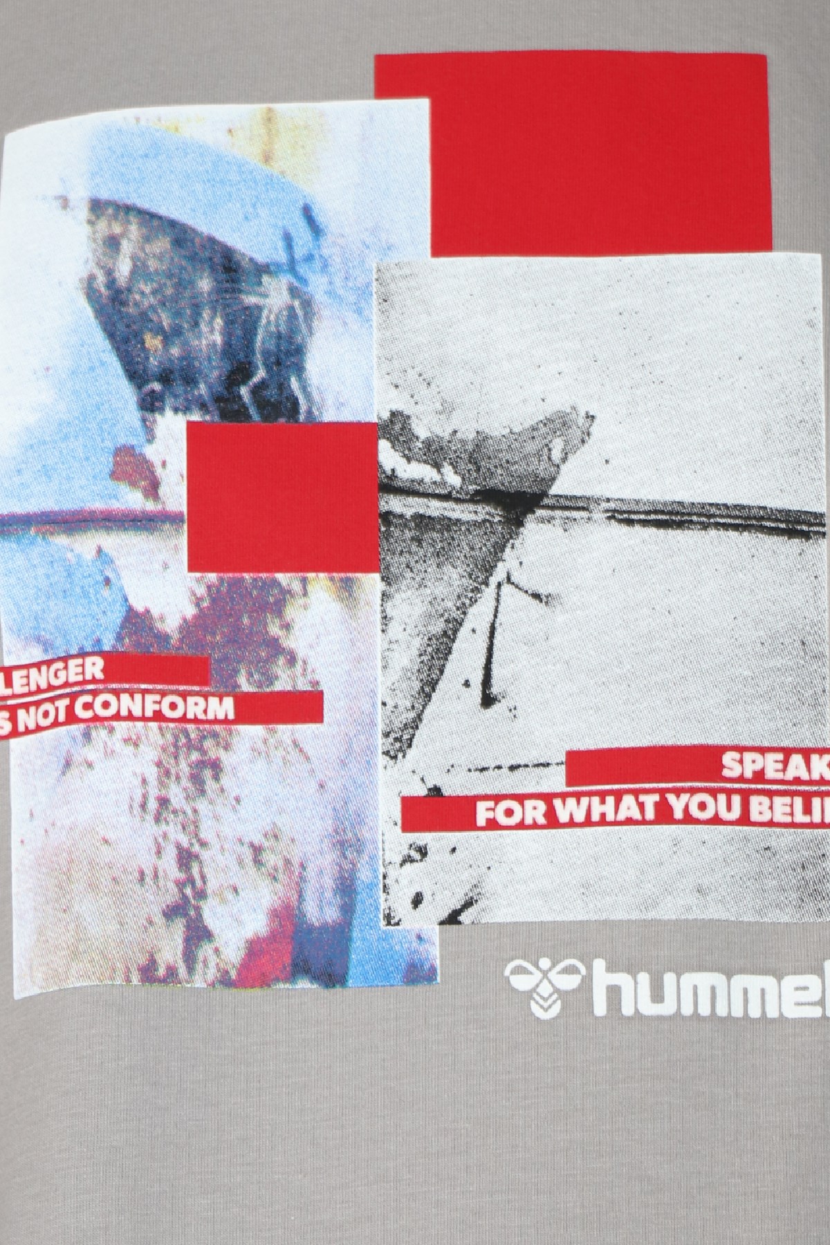 Hummel Jarvan Erkek Tişört 911640-2540 Gri