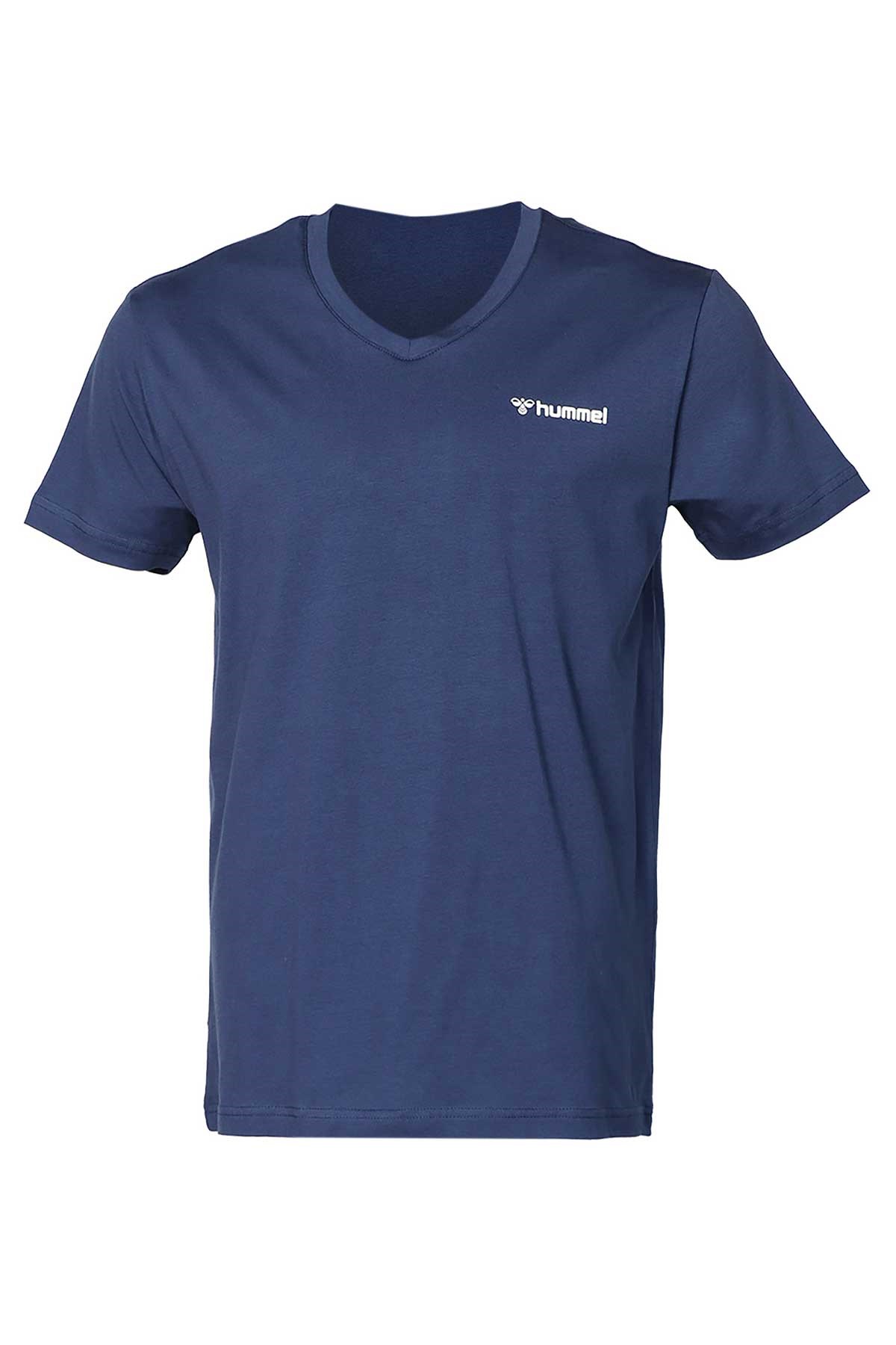 Hummel Kaise Erkek Tişört 911641-2223 Lacivert