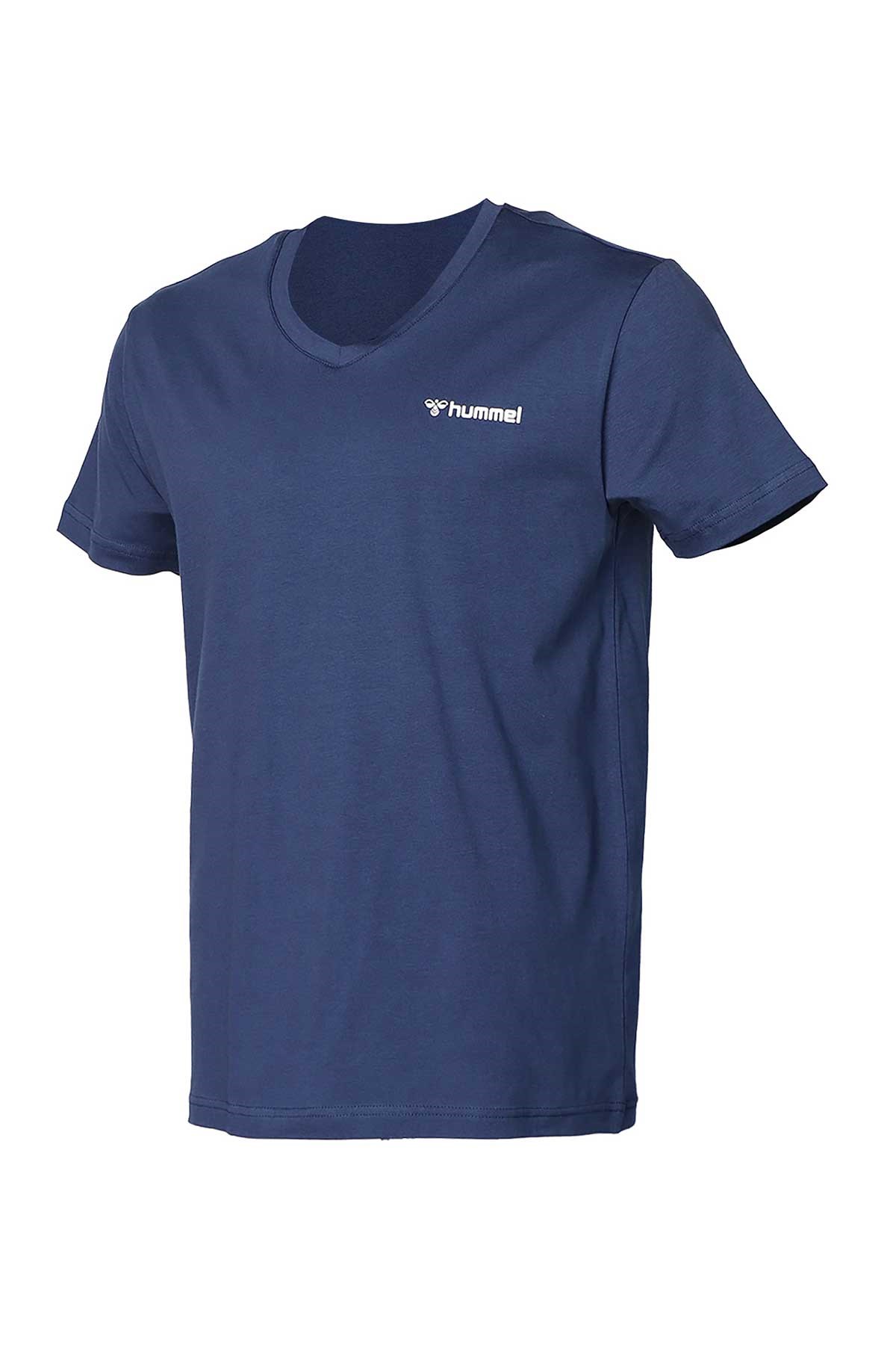 Hummel Kaise Erkek Tişört 911641-2223 Lacivert