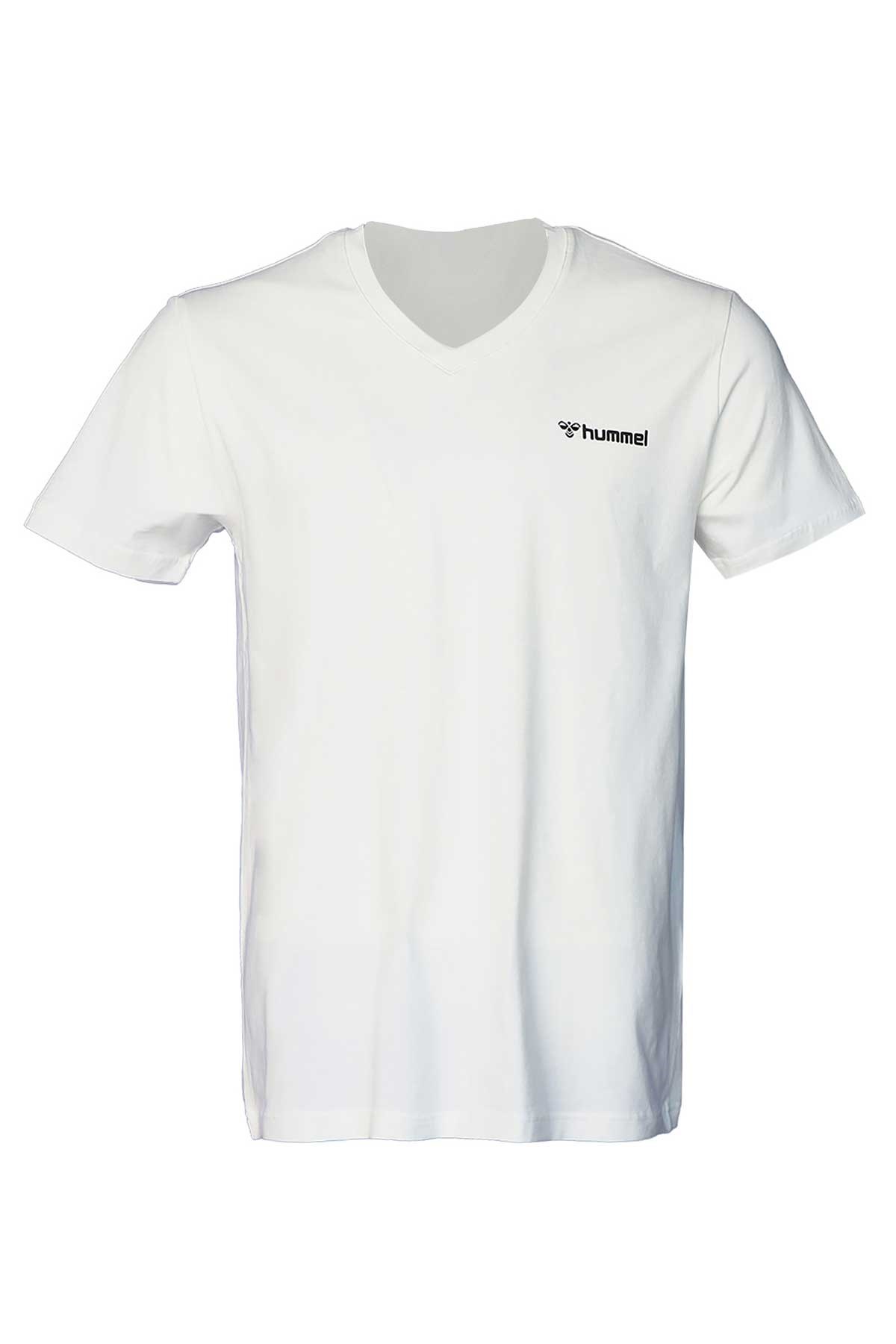 Hummel Kaise Erkek Tişört 911641-9003 Beyaz