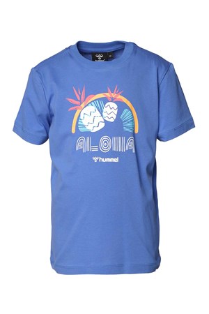 Hummel Keiko Çocuk Tişört 911644-7837 Mavi