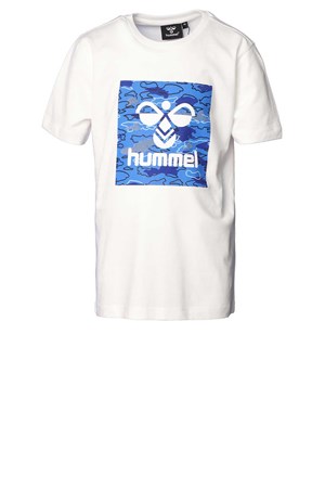 Hummel Adams Çocuk Tişört 911646-9003 Beyaz