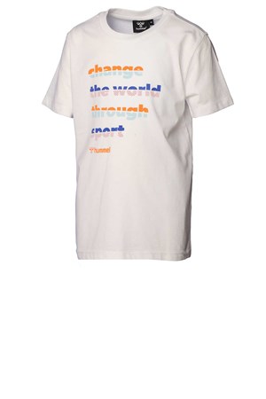 Hummel Blitz Çocuk Tişört 911647-9003 Beyaz