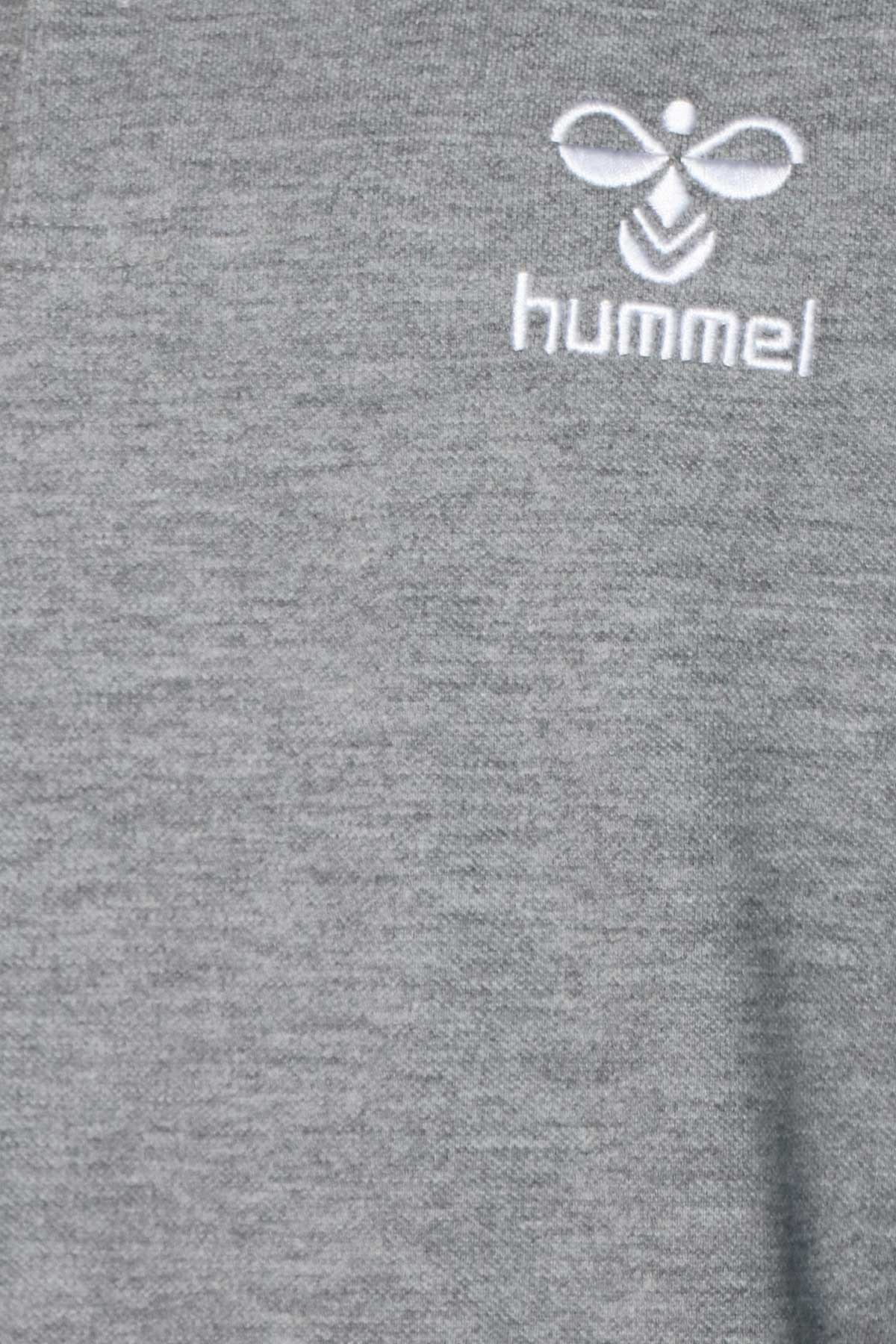 Hummel Leon Polo Erkek Tişört 911655-2007 Gri